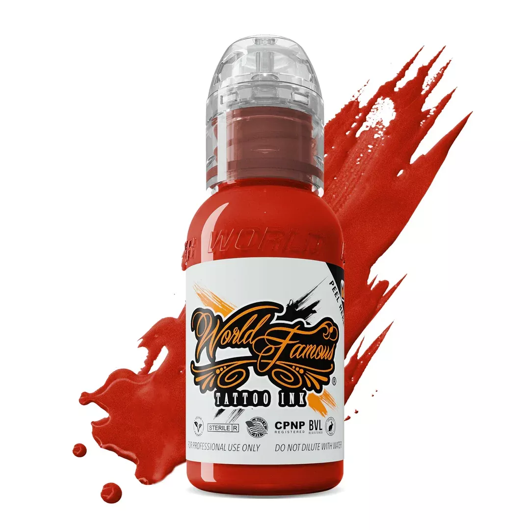 World Famous Tattoo Ink – Master Mike Inkfiend Red