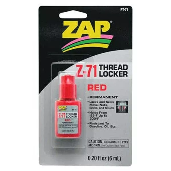 ZapRed Thread Locker .20 oz