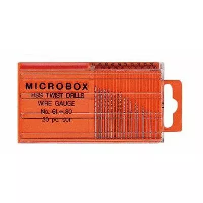 Zona 37150 20-Piece High-Speed Steel Twist Drill Set Nos. 61 to 80