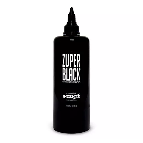 Zuper Black Intenze Ink - 12 oz.